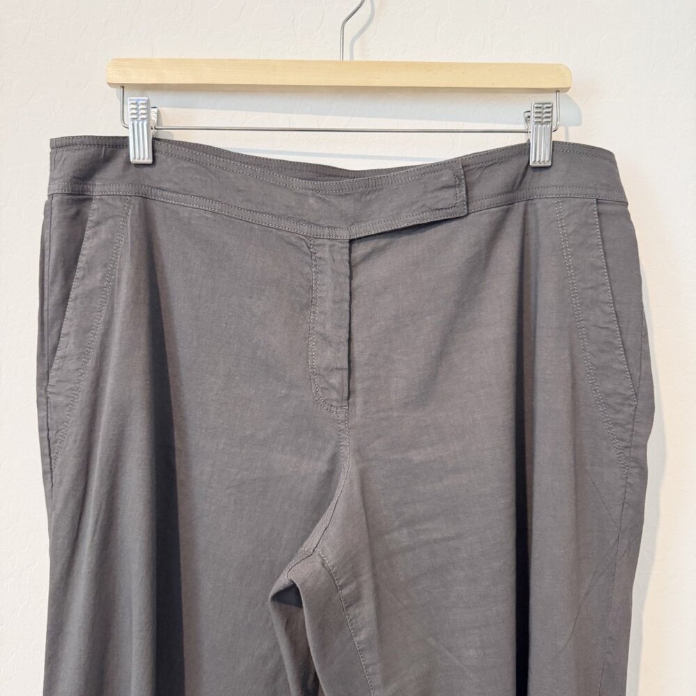 Eileen Fisher Straight Leg Trouser Pants Office Plus Size Business Casual 16 - Picture 3 of 12